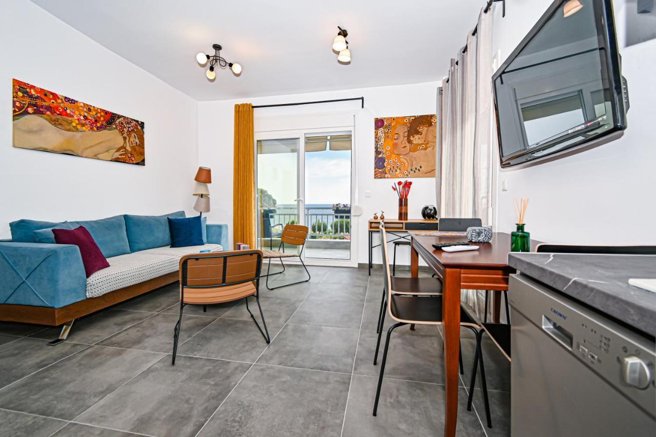 E & D Family Apartment By The Sea Kalyves Polygyrou エクステリア 写真